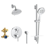 Grohe - TIMELESS PRESSURE BALANCE SHOWER SET - Chrome