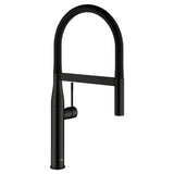 Grohe - Single-Handle Semi-Pro Dual Spray Kitchen Faucet 1.75 GPM - Matte Black