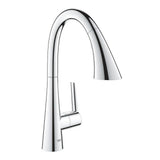 Grohe - Single-Handle Pull Down Triple Spray Bar Faucet  1.75 GPM - Chrome