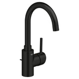 Grohe - Single Hole Single-Handle L-Size Bathroom Faucet 1.2 GPM - Matte Black