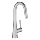 Grohe - Single-Handle Pull Down Dual Spray Prep Faucet 1.75 GPM - Supersteel