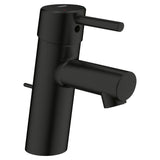Grohe - Single Hole Single-Handle S-Size Bathroom Faucet 1.2 GPM - Matte Black