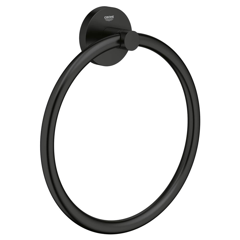Grohe - 8 Towel Ring - Matte Black