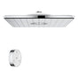 Grohe - Shower Head with Remote, 12 - 2 Sprays, 1.75gpm - Chrome
