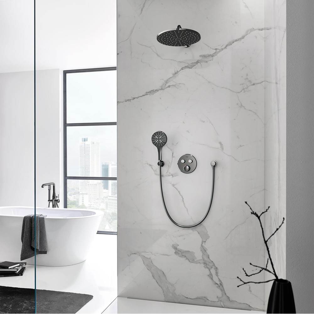 Grohe - Hand Shower - 3 Sprays, 1.75 gpm - Hard Graphite