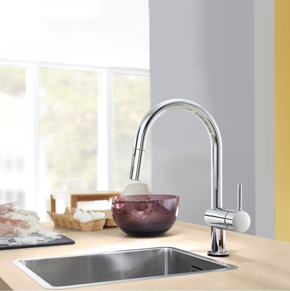 Minta Single-Handle Pull-Down Kitchen Faucet Dual Spray 1.75 GPM