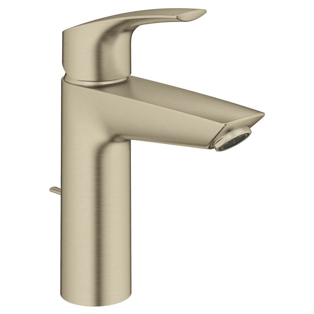 Grohe - Single Hole Single-Handle M-Size Bathroom Faucet 1.2 GPM - Brushed Nickel
