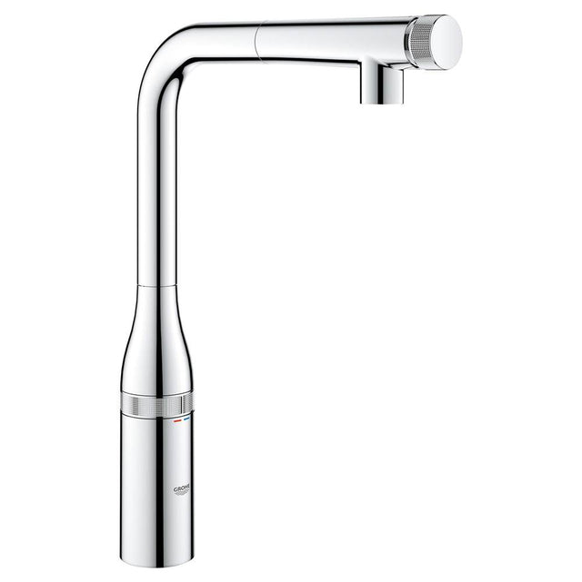 Grohe - SmartControl Pull-Out Single Spray Kitchen Faucet 1.75 GPM - Chrome