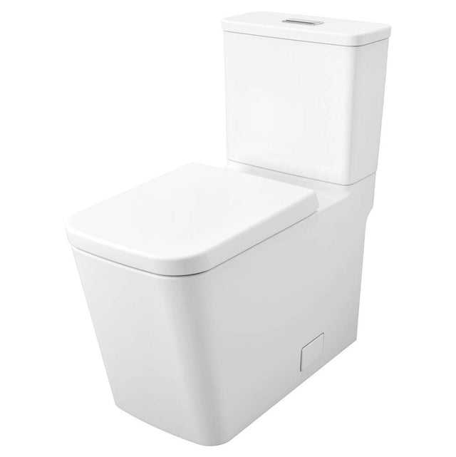 Grohe - Two-Piece Dual Flush Right Height Elongated Toilet With Seat - Alpine White