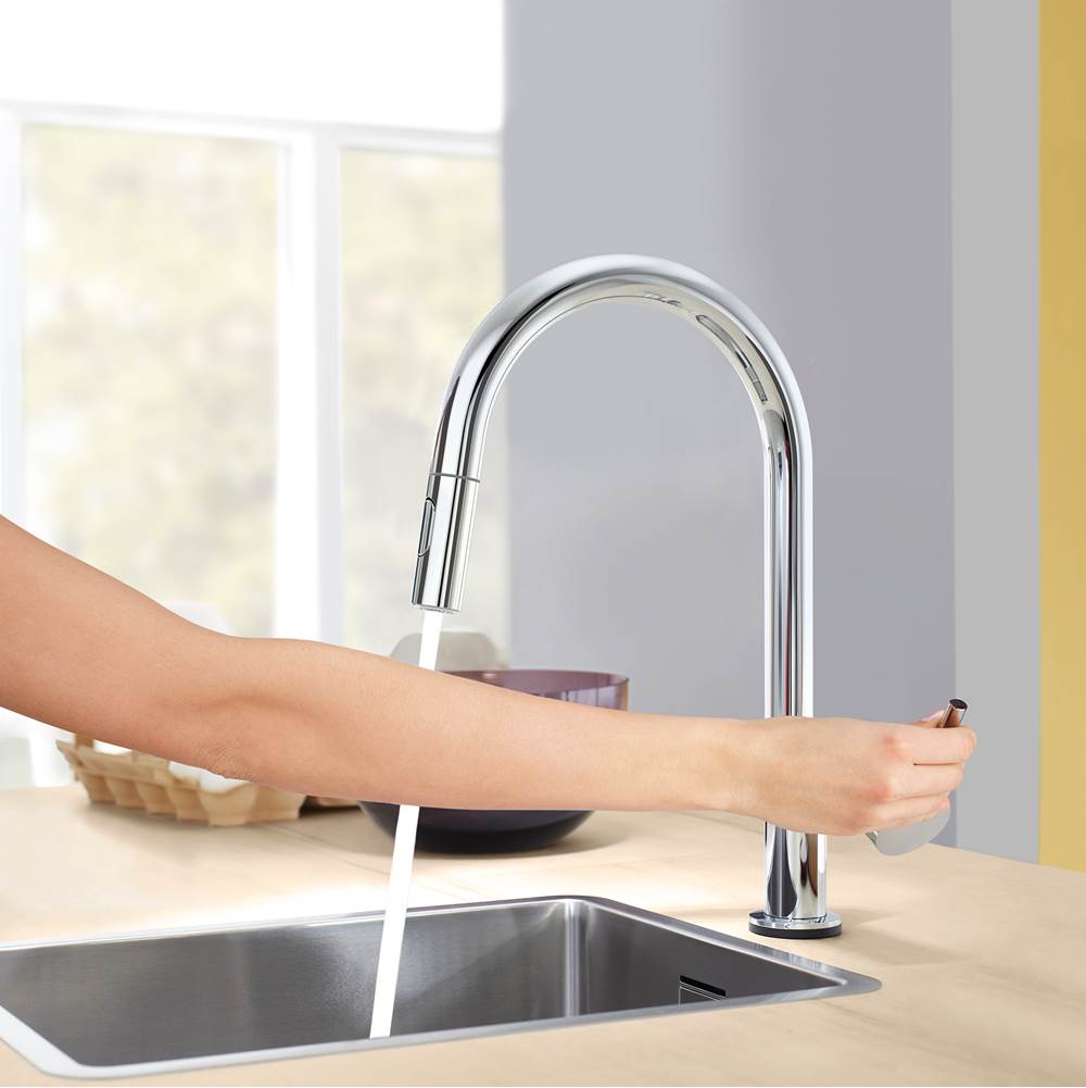 Minta Single-Handle Pull-Down Kitchen Faucet Dual Spray 1.75 GPM