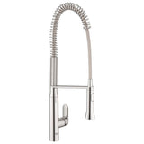 Grohe - K7 Single-Handle Semi-Pro Dual Spray Kitchen Faucet 1.75 GPM - Chrome