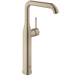 Grohe - Single Hole Single-Handle Deck Mount Vessel Sink Faucet 1.2 GPM - Brushed Nickel