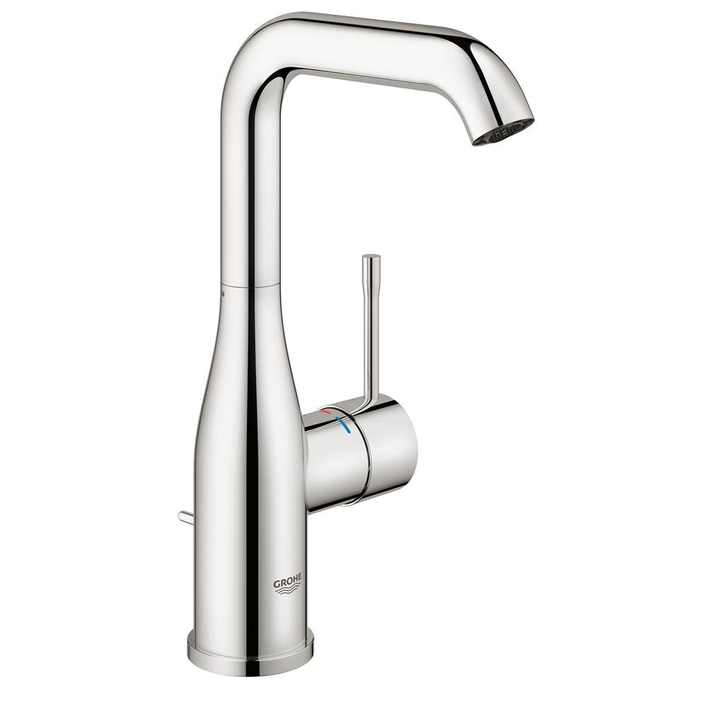 Grohe - Single Hole Single-Handle L-Size Bathroom Faucet 1.2 GPM - Chrome