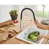 Single-Handle Semi-Pro Dual Spray Kitchen Faucet 1.75 GPM
