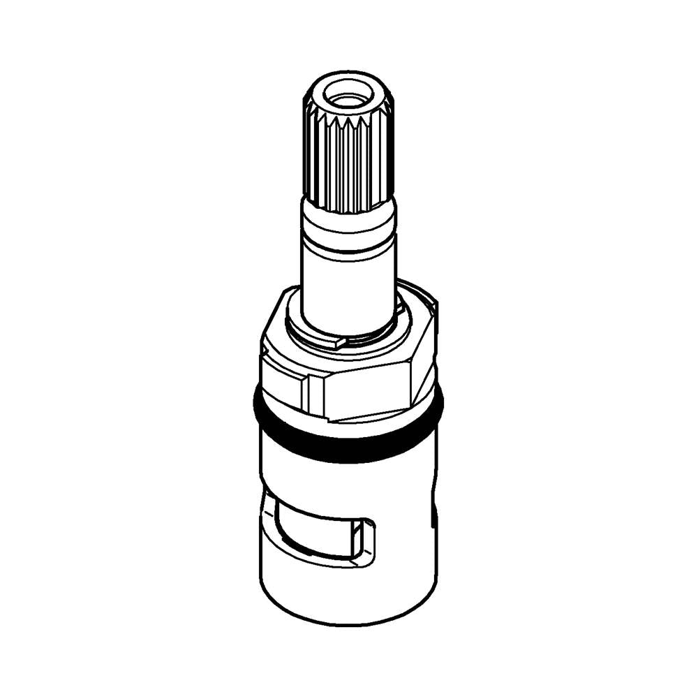 Grohe - Headpart 3/8, 90Â°, Ceramic, Right - Chrome