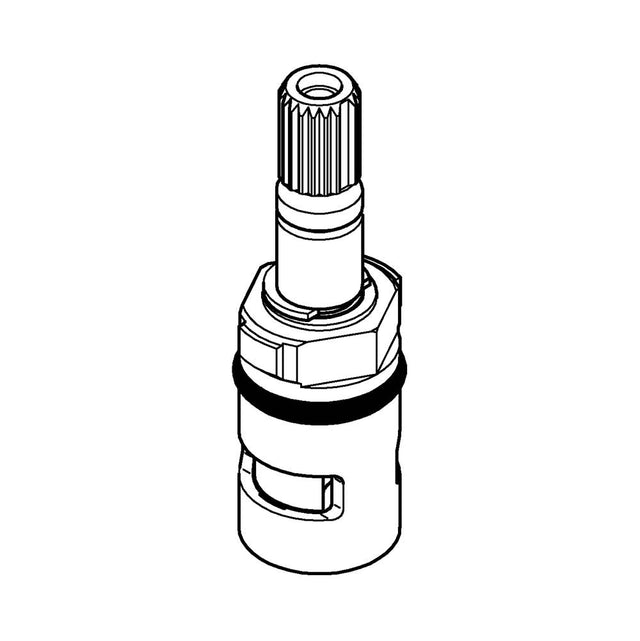 Grohe - Headpart 3/8, 90Â°, Ceramic, Right - Chrome