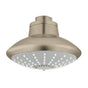 Grohe - 110 Massage Shower Head - 3 Sprays, 2.5 gpm - Brushed Nickel