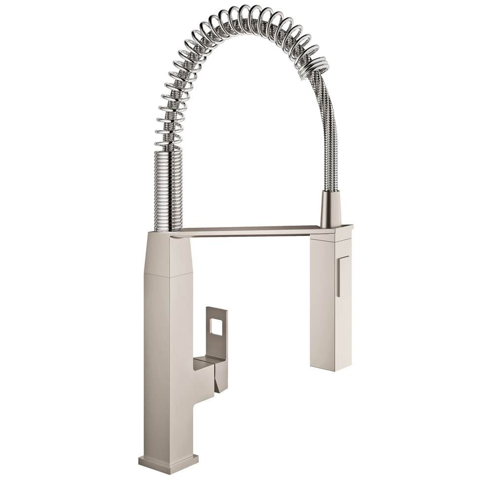 Grohe - Single-Handle Semi-Pro Dual Spray Kitchen Faucet 1.75 GPM - Supersteel