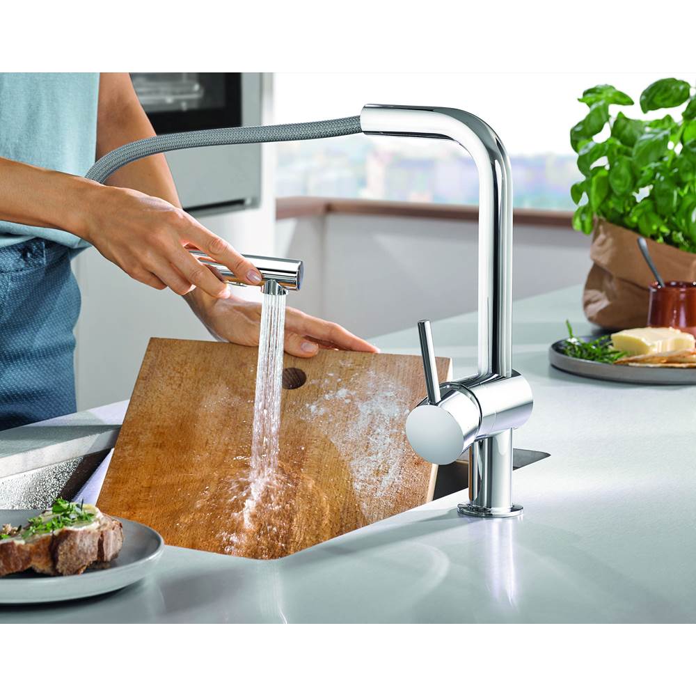 Single-Handle Pull-Out Kitchen Faucet Dual Spray 1.75 GPM