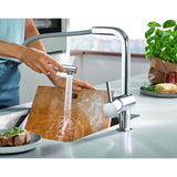 Single-Handle Pull-Out Kitchen Faucet Dual Spray 1.75 GPM