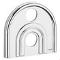 Grohe - Escutcheon (8-1/2 X 9-1/4) - Chrome/Matte Chrome