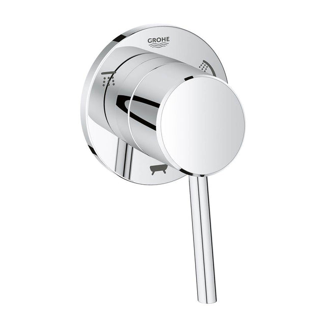 Grohe - 3-Way Diverter Trim - Chrome