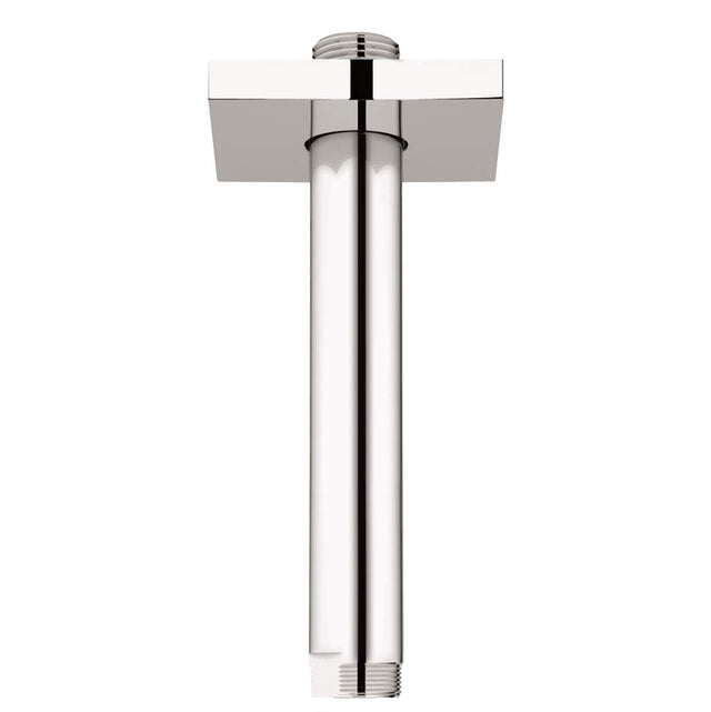 Grohe - 6 Ceiling Shower Arm With Square Flange - Chrome
