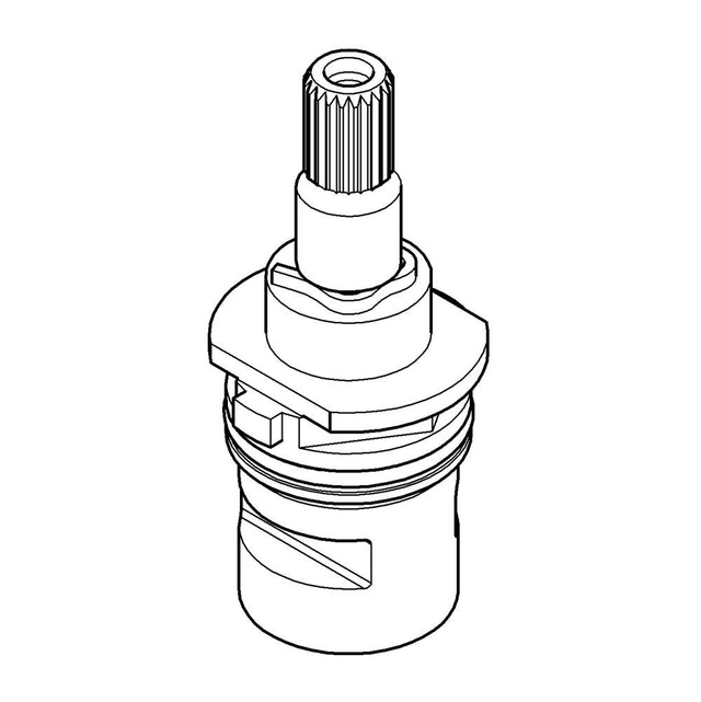 Grohe - Headpart 1/2, Ceramic, Right - Chrome