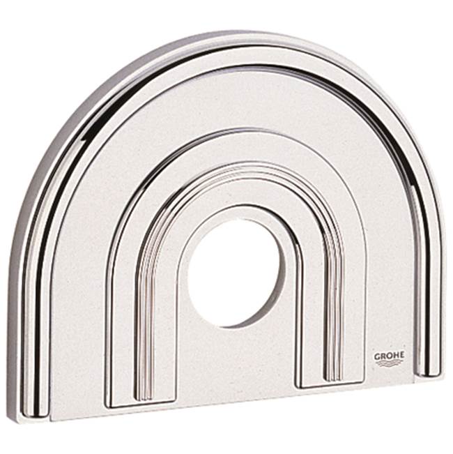 Grohe - Escutcheon (7X 9-1/4) - Chrome/Matte Chrome