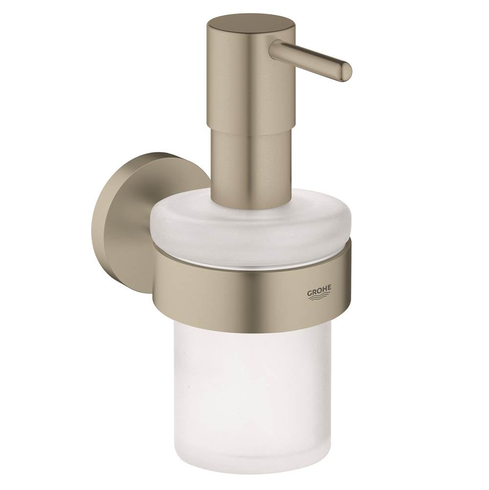 Grohe - Soap Dispenser with Holder - Brushed Nickel