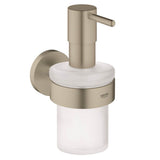 Grohe - Soap Dispenser with Holder - Brushed Nickel