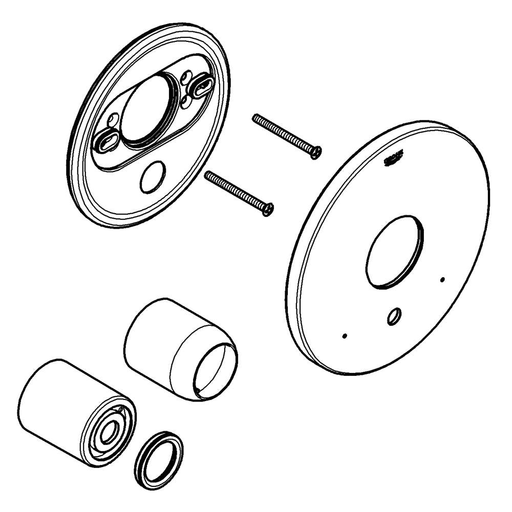 Grohe - Escutcheon - Chrome