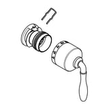 Grohe - Thermostatic Temperature Lever - Brushed Nickel