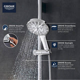 Grohe - Hand Shower - 3 Sprays, 1.75 gpm - Brushed Nickel