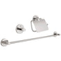 Grohe - 3-in-1 Accessory Set - Chrome