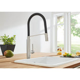 Single-Handle Semi-Pro Dual Spray Kitchen Faucet 1.75 GPM
