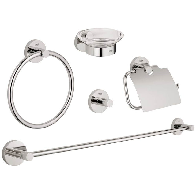 Grohe - 5-in-1 Accessory Set - Chrome