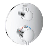 Grohe - Single Function 2-Handle Thermostatic Valve Trim - Chrome