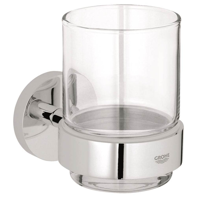 Grohe - Glass with Holder - Chrome
