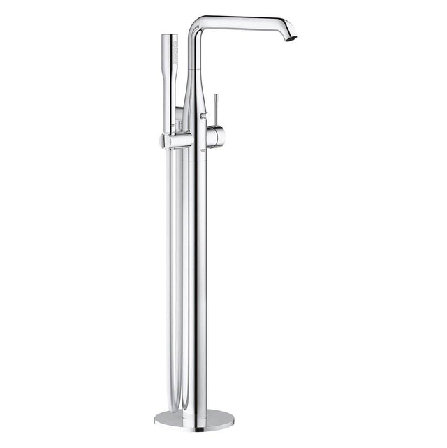 Grohe - Single-Handle Freestanding Tub Faucet with 1.75 GPM Hand Shower - Brushed Nickel