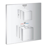 Grohe - Dual Function 2-Handle Thermostatic Valve Trim - Chrome