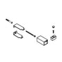 Grohe - Shower Bar Holder - Chrome