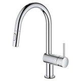 Minta Single-Handle Pull-Down Kitchen Faucet Dual Spray 1.75 GPM