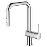 Single-Handle Pull Down Kitchen Faucet Dual Spray 1.75 GPM