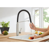 Single-Handle Semi-Pro Dual Spray Kitchen Faucet 1.75 GPM