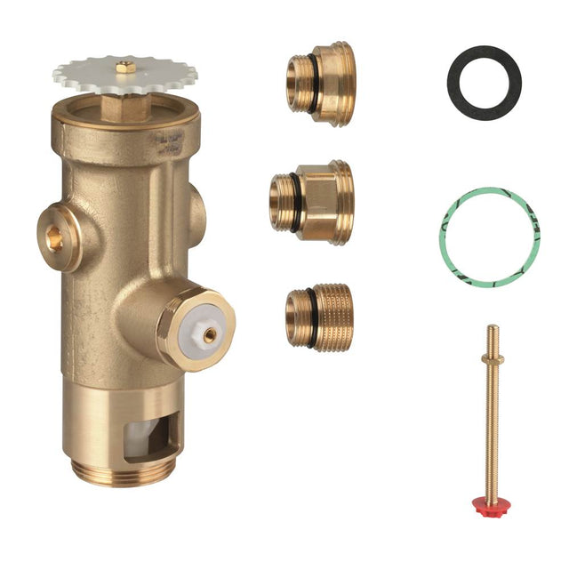 Grohe - Wall Carrier Toilet Flush Valve - Chrome