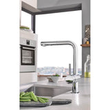 Single-Handle Pull-Out Kitchen Faucet Dual Spray 1.75 GPM
