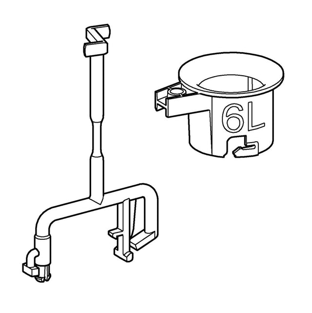 Grohe - Lift Rod For Servo Motor - Chrome