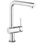 Grohe - Single-Handle Pull-Out Kitchen Faucet Single Spray 1.75 GPM with Touch Technology - Chrome