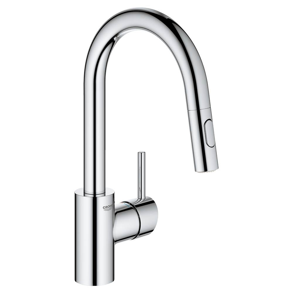 Grohe - Single-Handle Pull Down Bar Faucet 1.75 GPM - Chrome